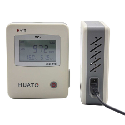 الصين S653 مسجل بيانات USB / RH / CO2 مع مستشعر درجة حرارة الرطوبة الإضافي المزود