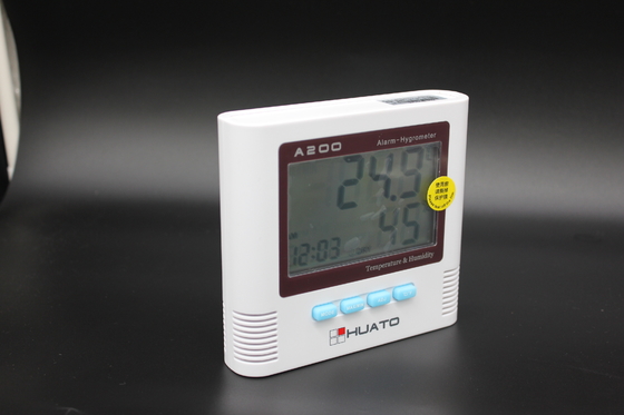 الصين كبير LCD ميزان الحرارة الرقمي ساعة رطوبة / إنذار وظيفة درجة الحرارة الرطوبة متر المزود